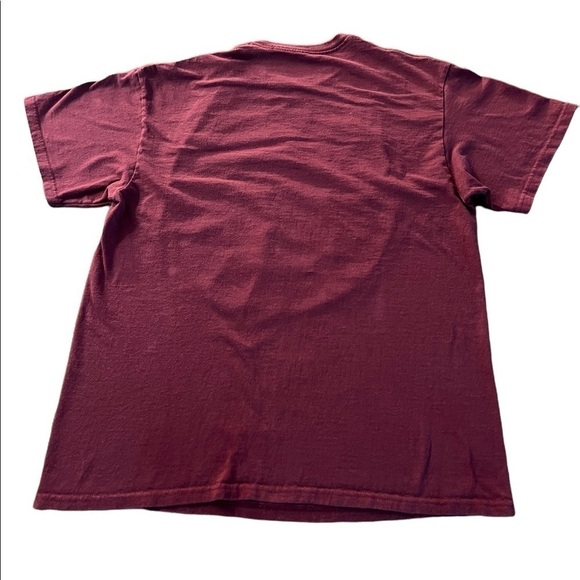 BRAVADO MENS MAROON GUNS N ROSES SHORT SLEEVE T-SHIRT SIZE LARGE - Picture 2 of 6